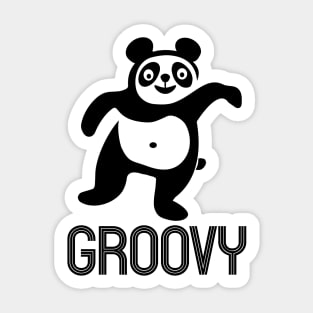 Groovy Panda. Dab Dabbing Dancing Pandas T-Shirt, Panda Lovers Gifts Sticker